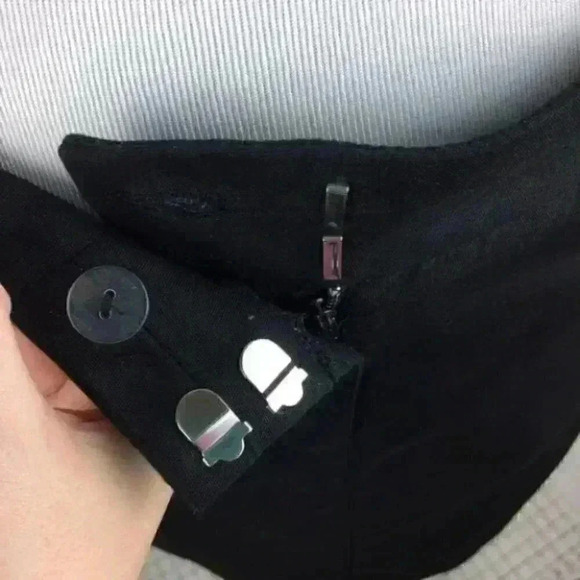 Land N Sea Skirt Size 4 Black Pencil with Pockets - Picture 8 of 11